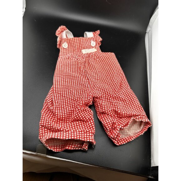 Vtg 1983 Cabbage Patch Kids Red White Plaid With Lacy Shirt Romper Coleco-1 - Picture 10 of 15